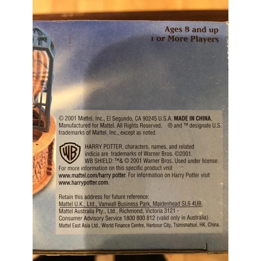 Vintage Harry Potter and the Sorcerer's Stone Levitating Challenge Game 2001 - Picture 13 of 13